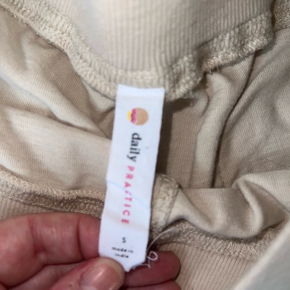 Daily Practice by Anthropologie Straight Leg Ankle Women's Cream Pants S / 32 W - Picture 6 of 11